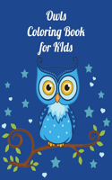 Owls Coloring Book For Kids