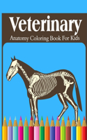 Veterinary Anatomy Coloring Book For Kids: Physiology Animals Colouring WorkBook For Kids & Children