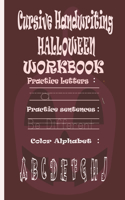 Cursive Handwriting Halloween workbook