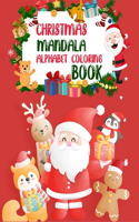 Christmas Mandala Alphabet Coloring Book