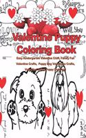 Valentine Puppy Coloring Book