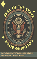 Seal of the state coloring book