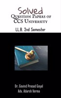 Solved Question Papers of CCS University : LLB -II Semester covering subjects -Jurisprudence -II, Constitutional Law of India â€“ II (Structure and ... (Hindu Law), Contract â€“ II (Specific Contract