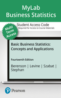 Mylab Statistics with Pearson Etext Access Code (24 Months) for Basic Business Statistics