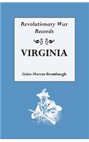 Revolutionary War Records, Virginia