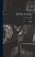 KPFK Folio; July 25-Aug 7 1960