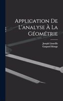 Application De L'analyse À La Géométrie