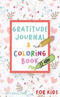 Gratitude Journal and Coloring Book for Kids - Sweet Floral Cover