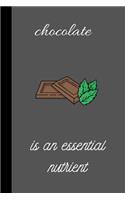Chocolate is An Essential Nutrient