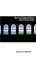 Renhodjdentfdjen Sdjriftfpradjc