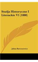 Studja Historyczne I Literackie V1 (1880)