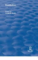 Restitution: (Routledge Revivals)