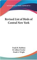 Revised List of Birds of Central New York