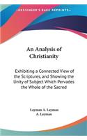 An Analysis of Christianity