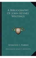 Bibliography of John Keynes' Writings