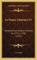 La France Litteraire V1