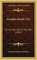 Goethes Briefe V25