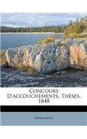 Concours d'Accouchements, Thèses, 1848