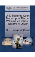 U.S. Supreme Court Transcript of Record Williams V. Gibbes
