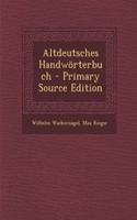 Altdeutsches Handworterbuch