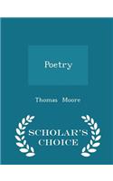 Poetry - Scholar's Choice Edition