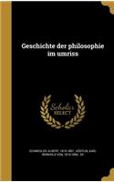 Geschichte der philosophie im umriss