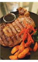 Grilled Beef Steak Journal: 150 Page Lined Notebook/Diary: (English)