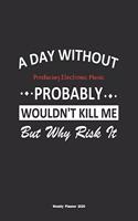A Day Without Producing Electronic Music Probably Wouldn't Kill Me But Why Risk It Weekly Planner 2020