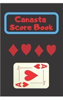 Canasta Score book: Canasta Score Sheet Book - Scorebook of 120 Score Sheet Pages For Canasta Games - Canasta for ScoreKeeping - Canasta Scoring record notepad - Canast