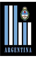 Argentinien Flaggen Notizbuch