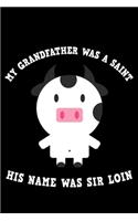 My Grandfather Was a Saint His Name was Sir Loin