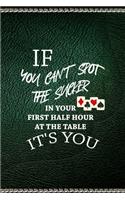 If You Can't Spot The Sucker In Your First Half Hour At The Table It's You