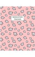 Medication Tracker: Large Print - Daily Medicine Tracker Notebook- Undated Personal Medication Organizer