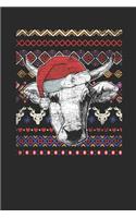 Ugly Christmas - Cow: Dotted Bullet Notebook - Christmas Gift for Kids, Women, Men Girls And Boys