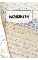 Kazakhstan: Ruled Travel Diary Notebook or Journey Journal - Lined Trip Pocketbook for Men and Women with Lines