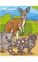 Marsupiales libro para colorear 1