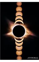 Journal: Total Solar Eclipse - 128 College Ruled Pages: 6 x 9 in Blank Lined Journal with Soft Matte Cover - Notebook, Diary, Composition Notebook for boys, 