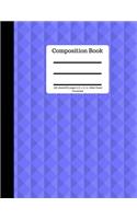 Periwinkle Composition Book 100 Sheet/200 Pages 8.5 X 11 In.-Wide Ruled