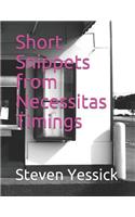 Short Snippets from Necessitas Timings