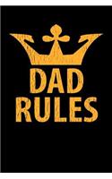 Dad Rules Notebook