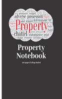 Property Notebook - 150 Pages - College Ruled: Law School Notebook