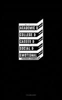 Academic & College & Career & Social & Emotional #schoolcounselor: 3 Column Ledger