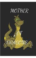 Mother of Dragons: Funny Writing 120 Pages Notebook Journal - Small Lined (6 X 9 )