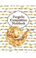 Pangolin Composition Notebook