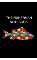 The Fisherman Notebook: The Unofficial Fish Lego Blocks Funny Novelty Gift for Fishing Lovers Funky Gift Idea for Fishermen, Small Blank Lined Journal