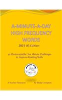 A-Minute-A-Day High Frequency Words 2019 US Edition