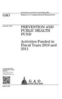 Prevention and Public Health Fund