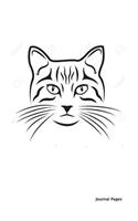 Journal Pages - Cat Food Face (Bullet Journal: 6" X 9," Dotted Grid, Dot Matrix Bullet Journal Notebook-Essential for Notes, Sketches & Writing - 100 Pages (Durable Cover)