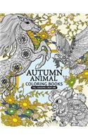 Autumn Animal Coloring Book