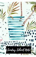 Sunday School Note: Portable Christian Gift Journal Notebook To Write In. For Sunday School lesson Notes, Planning and Devotional. (Ruled 6x9 Journal) Paperback - March